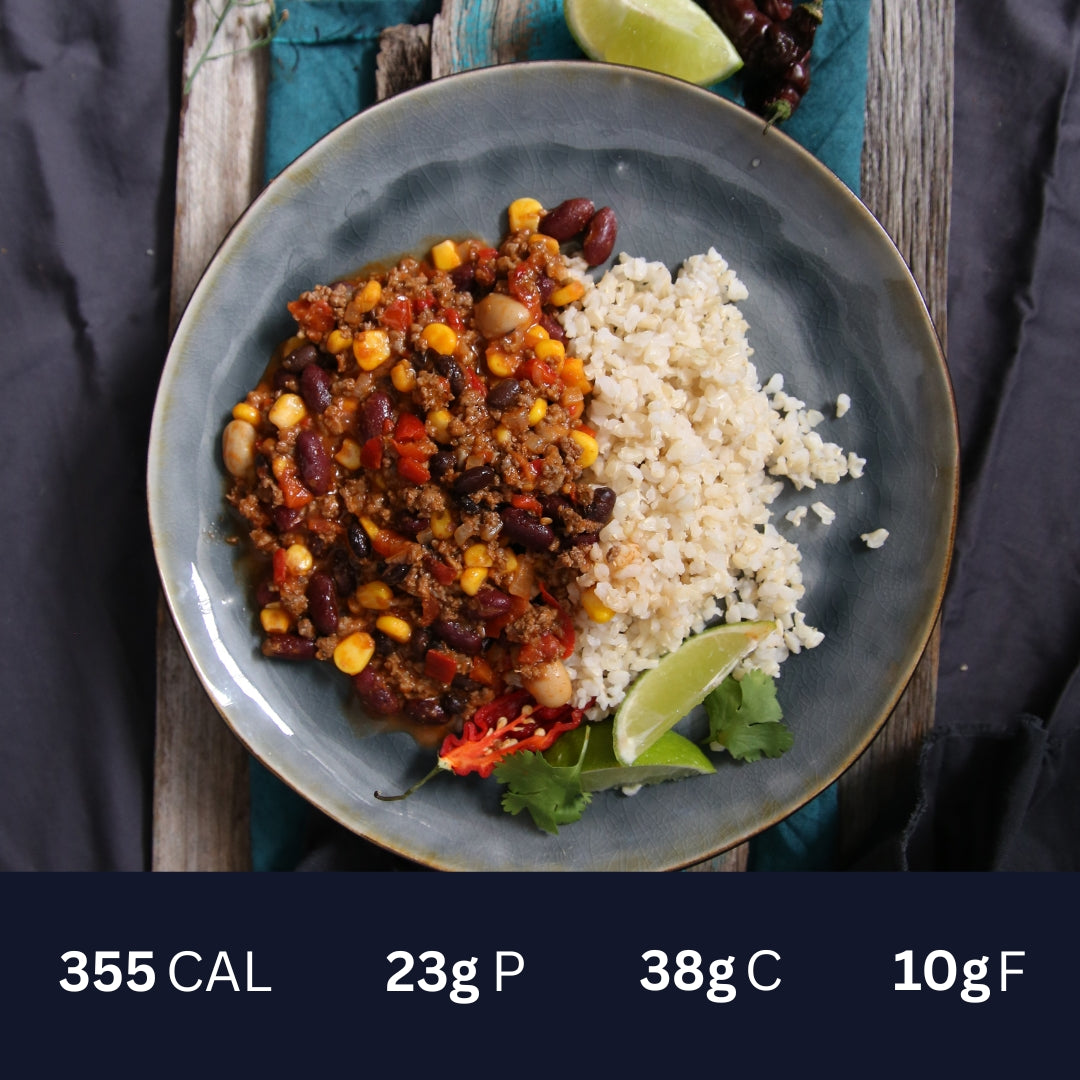 Chilli Con Carne & Rice