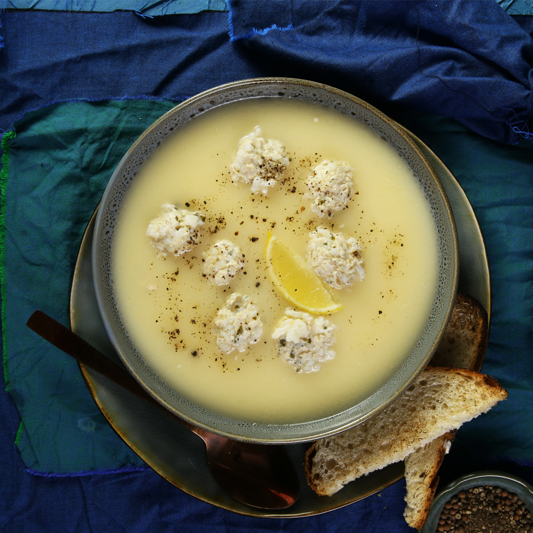 Chicken & Rice Dumpling Soup