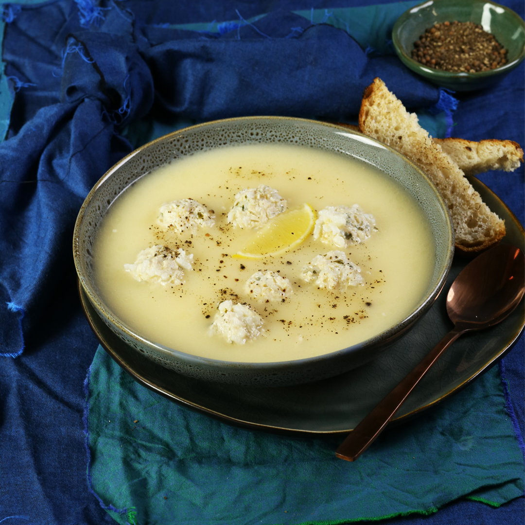 Chicken & Rice Dumpling Soup