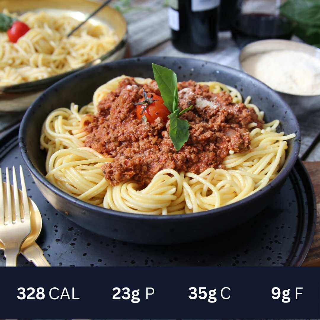 Spaghetti Bolognese. The real deal "spag bowl". Perfectly cooked al dente spaghetti topped with our traditional beef mince red sauce.