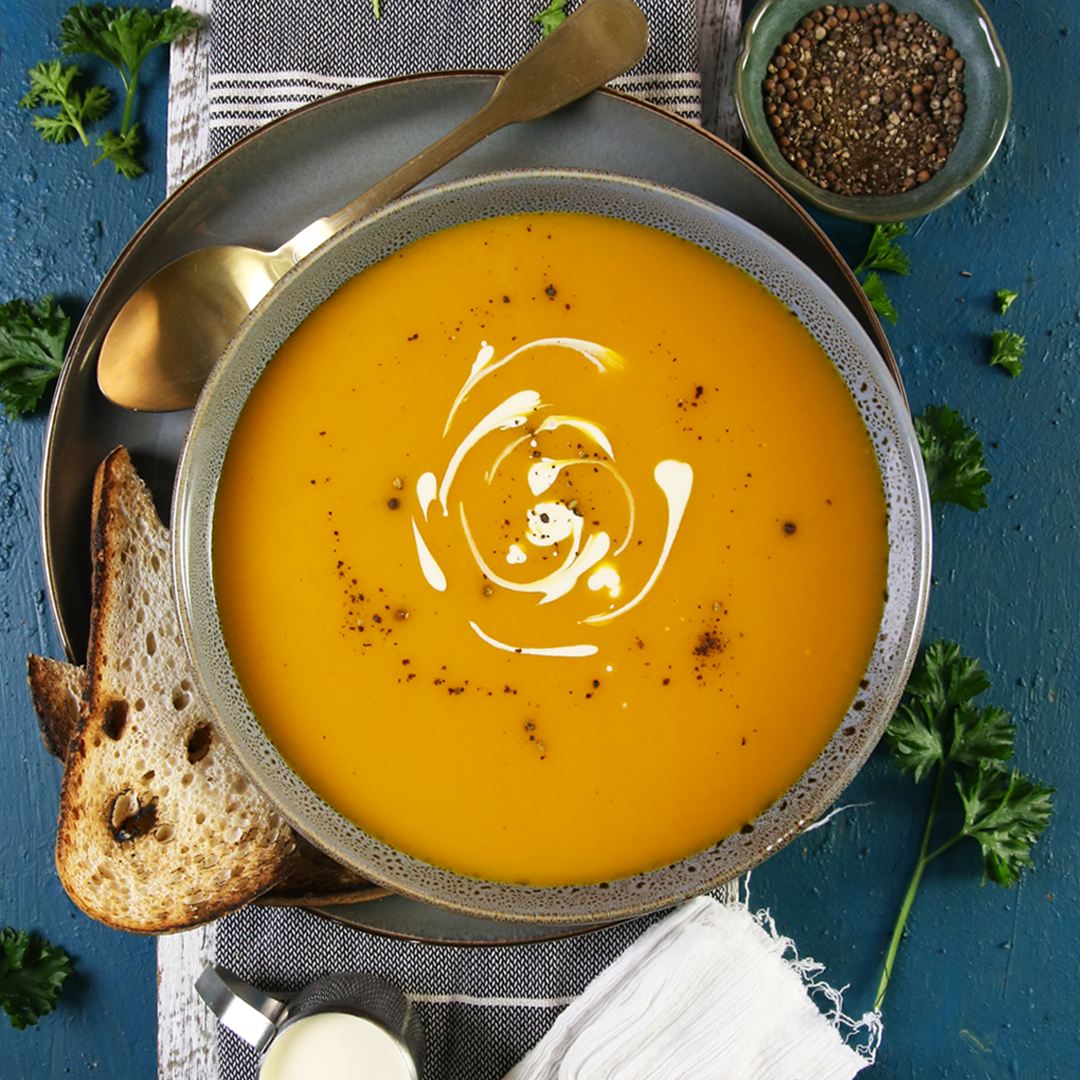 Sweet Potato & Pumpkin Soup