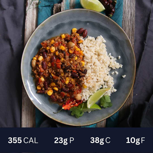 Chilli Con Carne & Rice