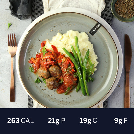 Greek Meatballs with Mash