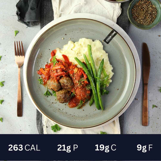 Greek Meatballs with Mash