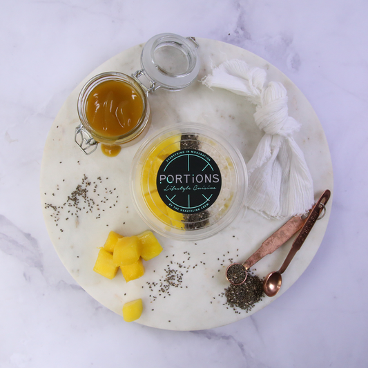 Coconut chia and Mango Tapioca