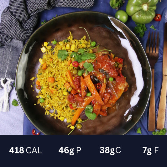 Spanish Chicken and Saffron Rice