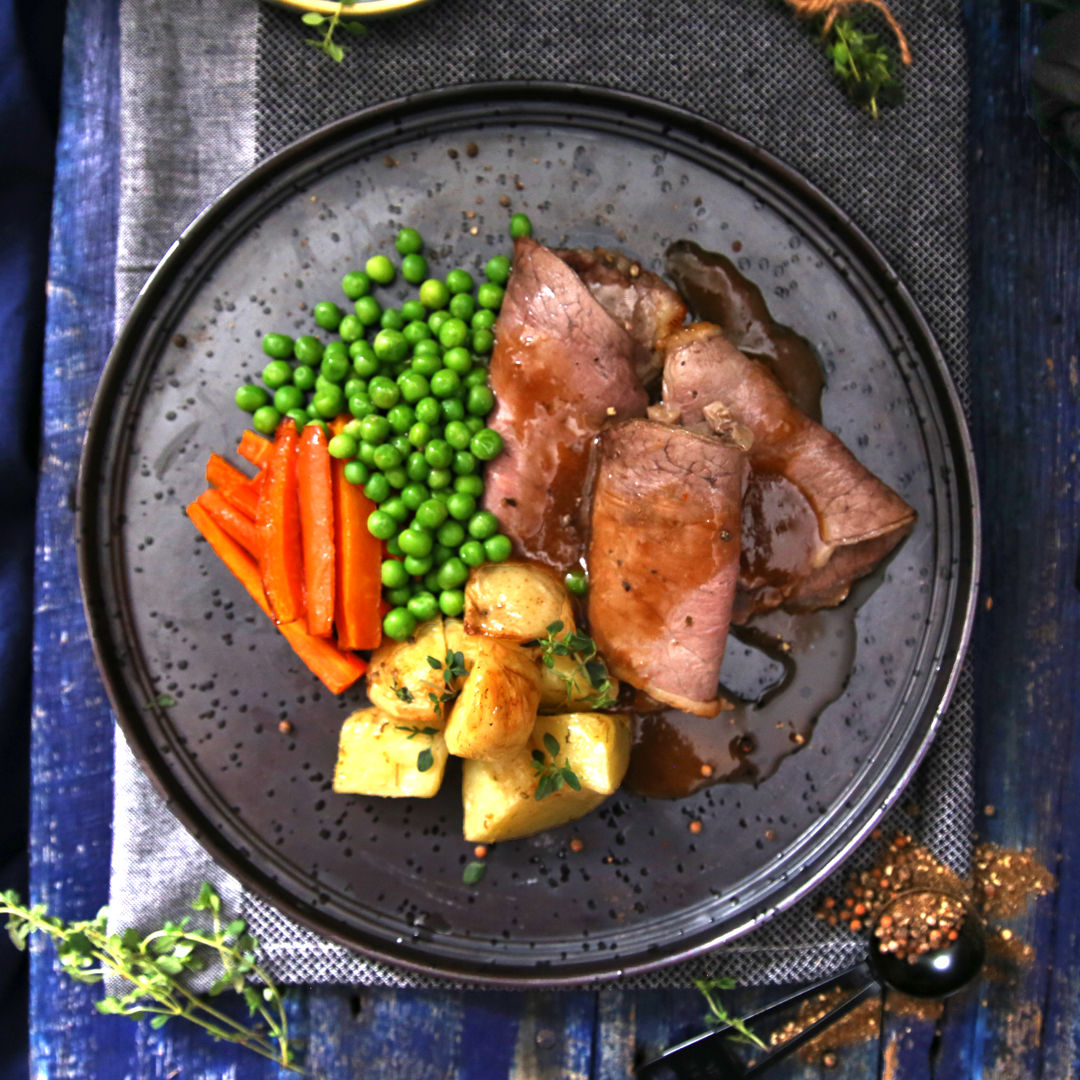 Roast Beef With Veggies Portions Lifestyle Cuisine